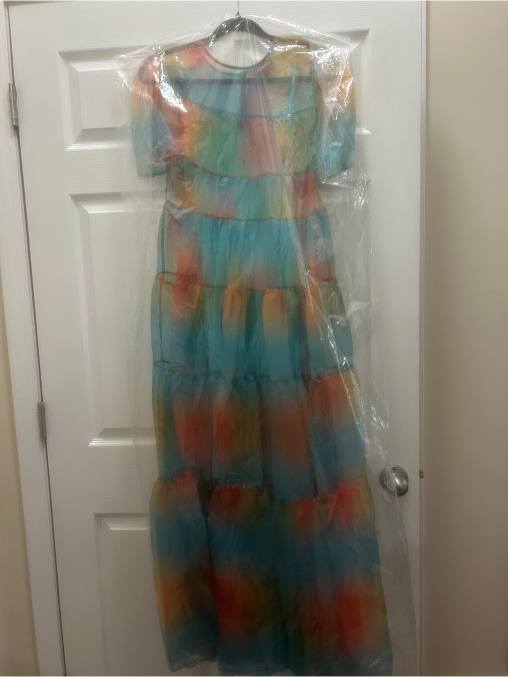 STAUD multicolor hyacinth dress